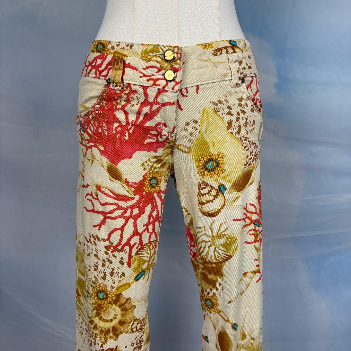 The Coral Reef Print Jeans