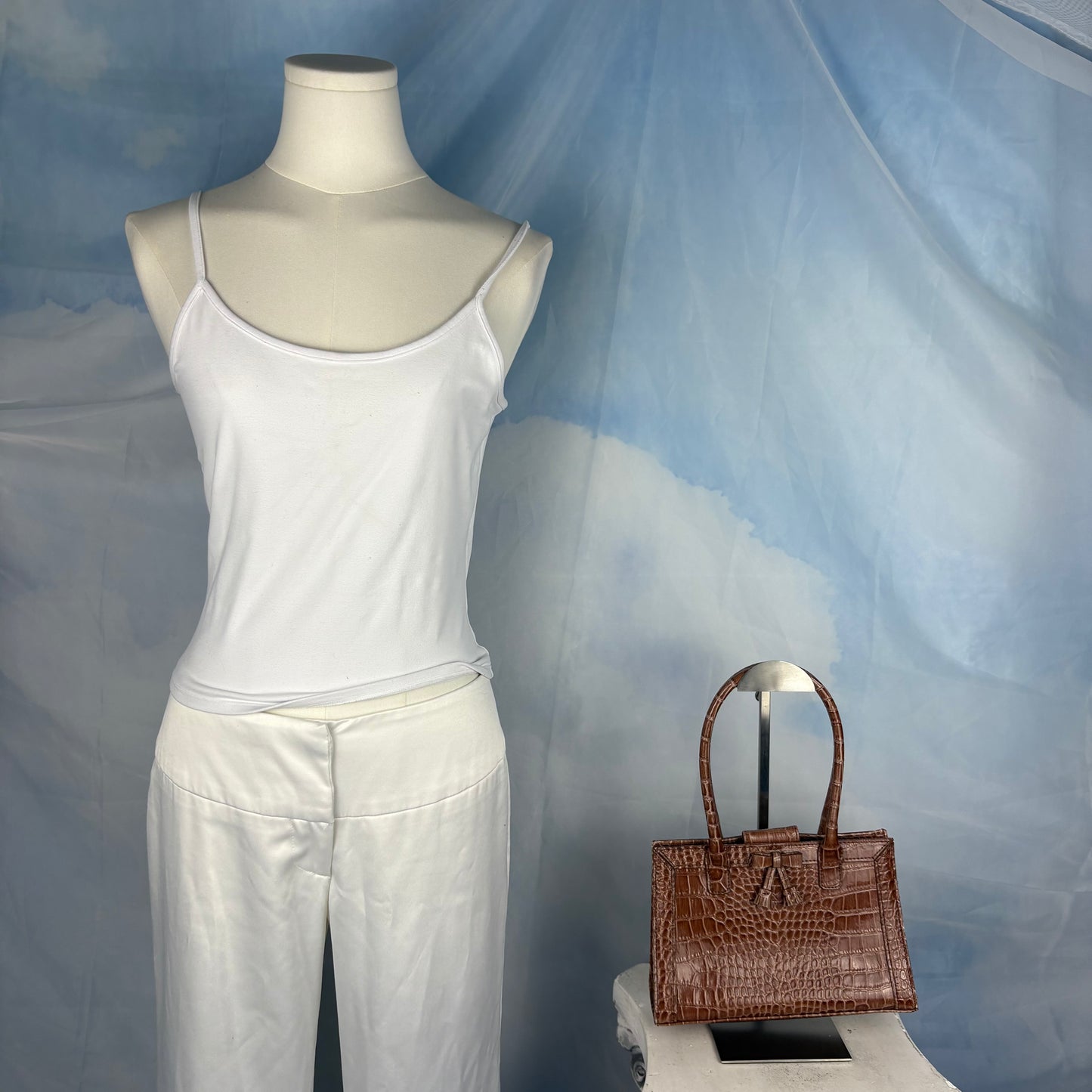 The Faux Croc Handbag