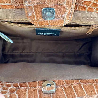 The Faux Croc Handbag