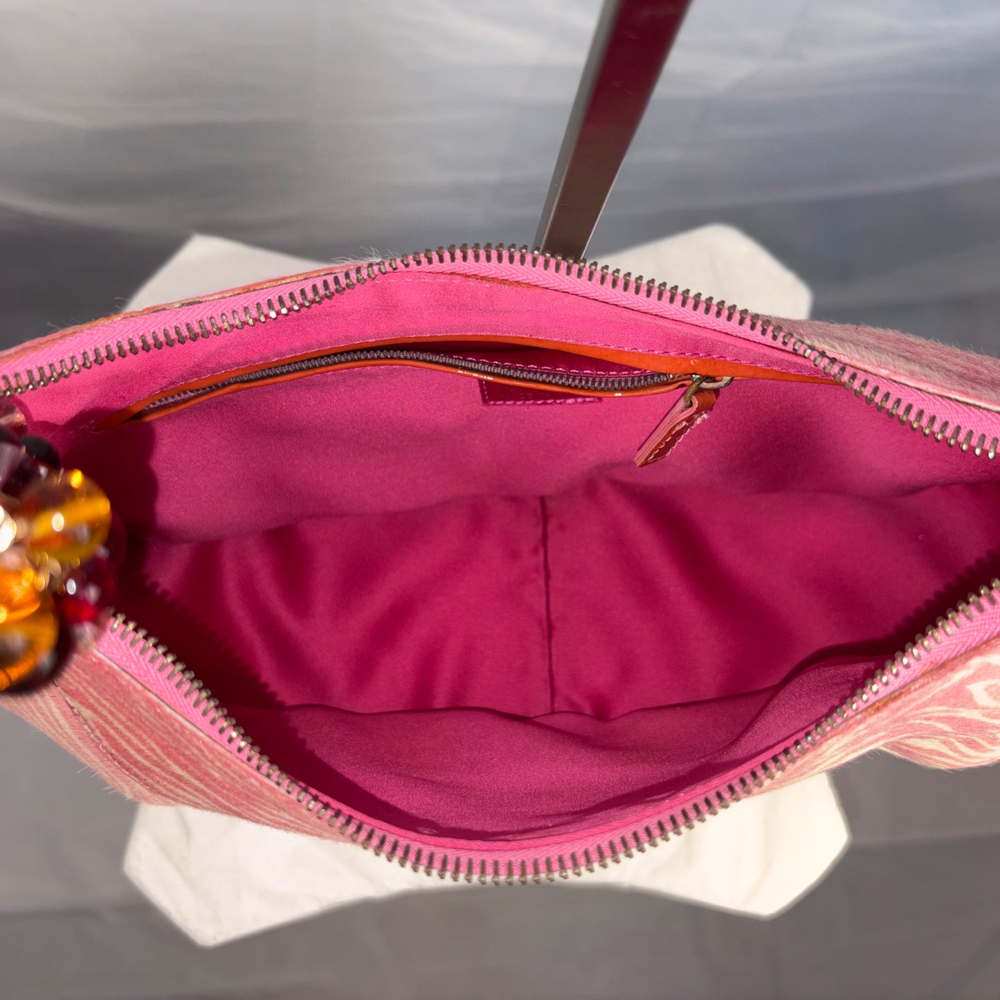 The Pink Zebra Camellia Bag