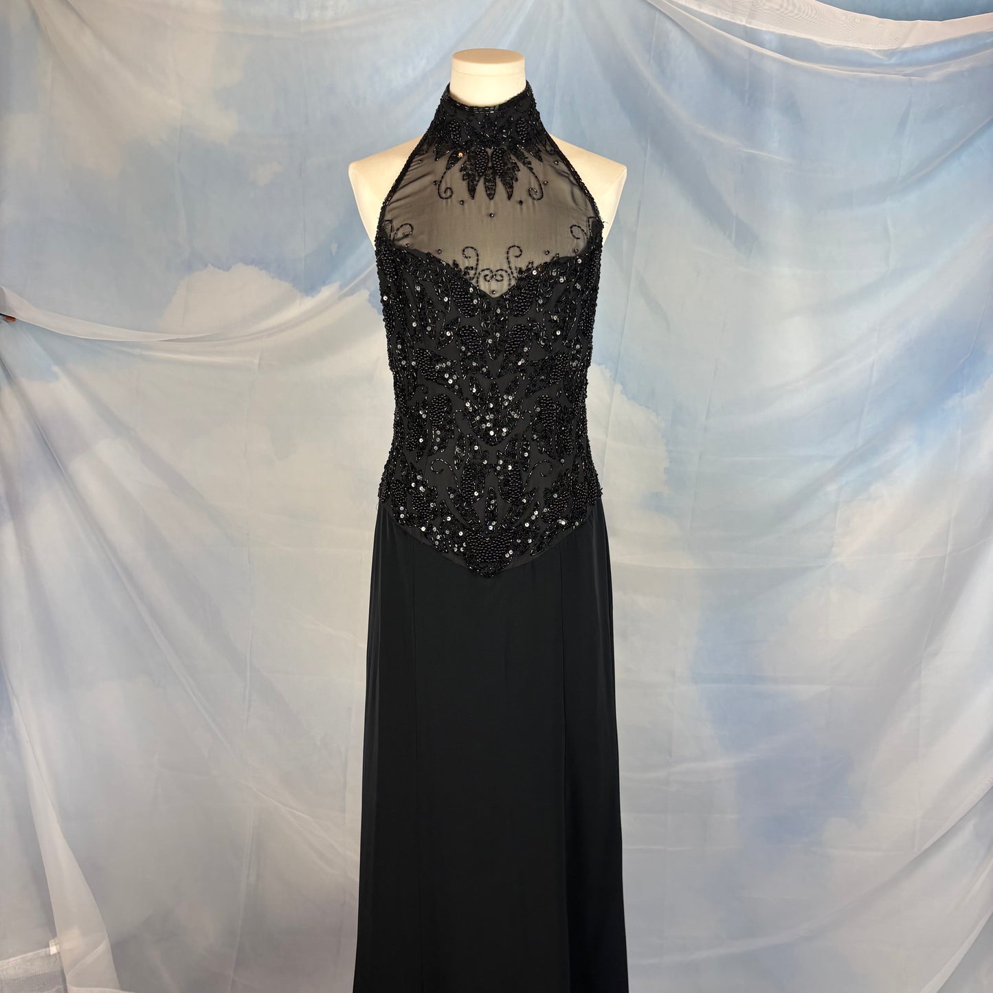 The Noir Illusion Dress