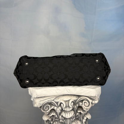 The Soho Pleated Signature Canvas Shoulder Bag