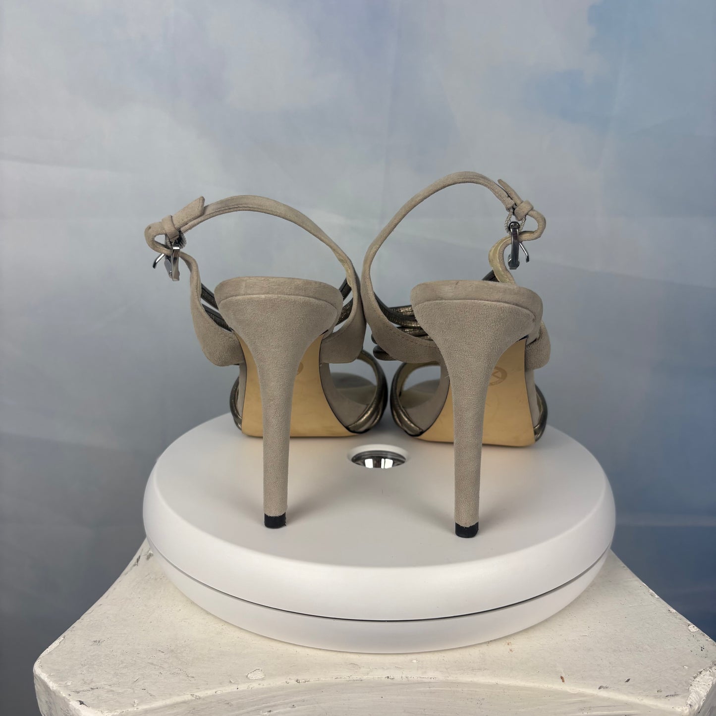 The Metallic Stiletto Heels