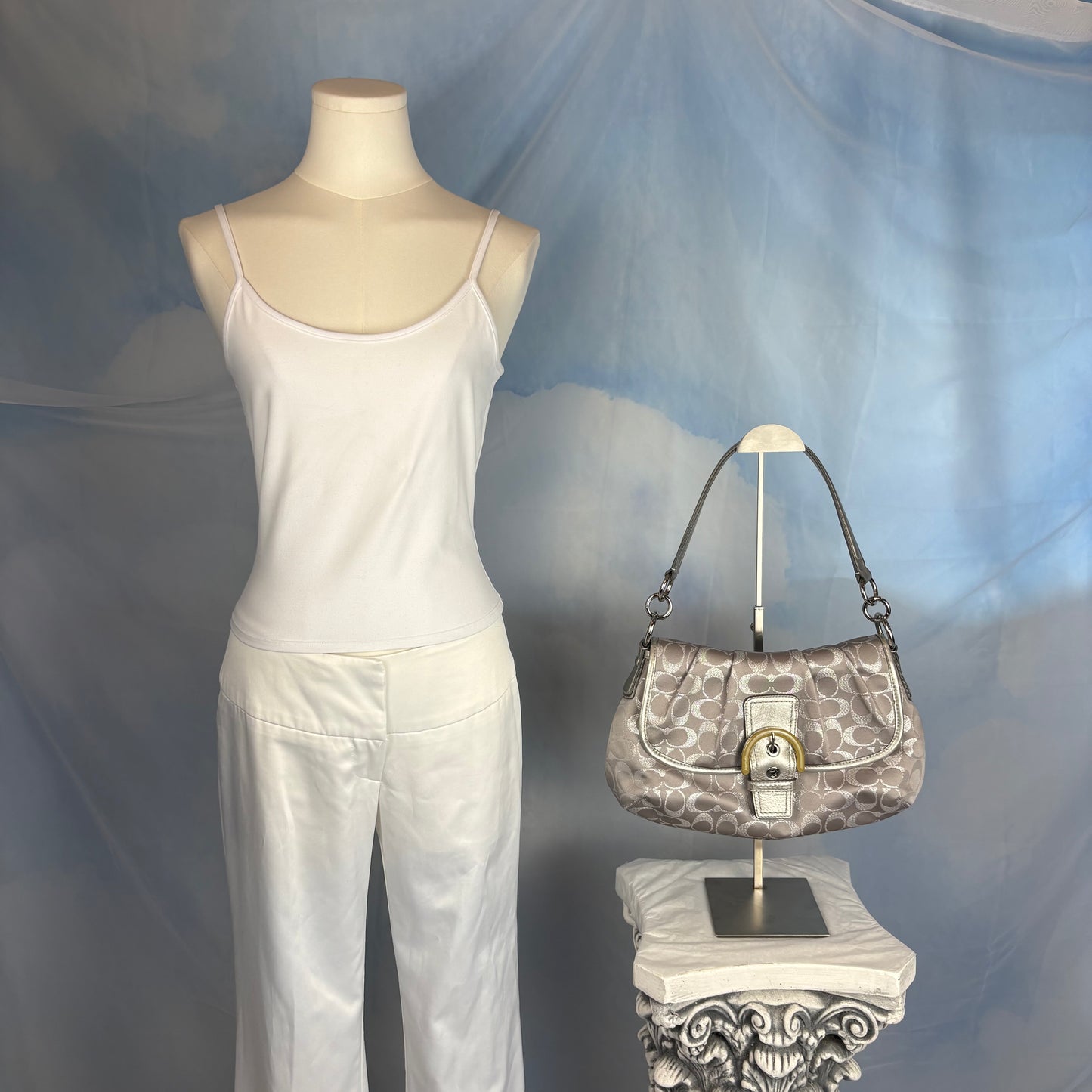 The Soho Metallic Shoulder Bag