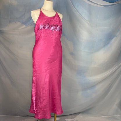 The Pink Beaded Dress