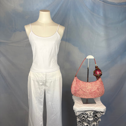 The Pink Zebra Camellia Bag