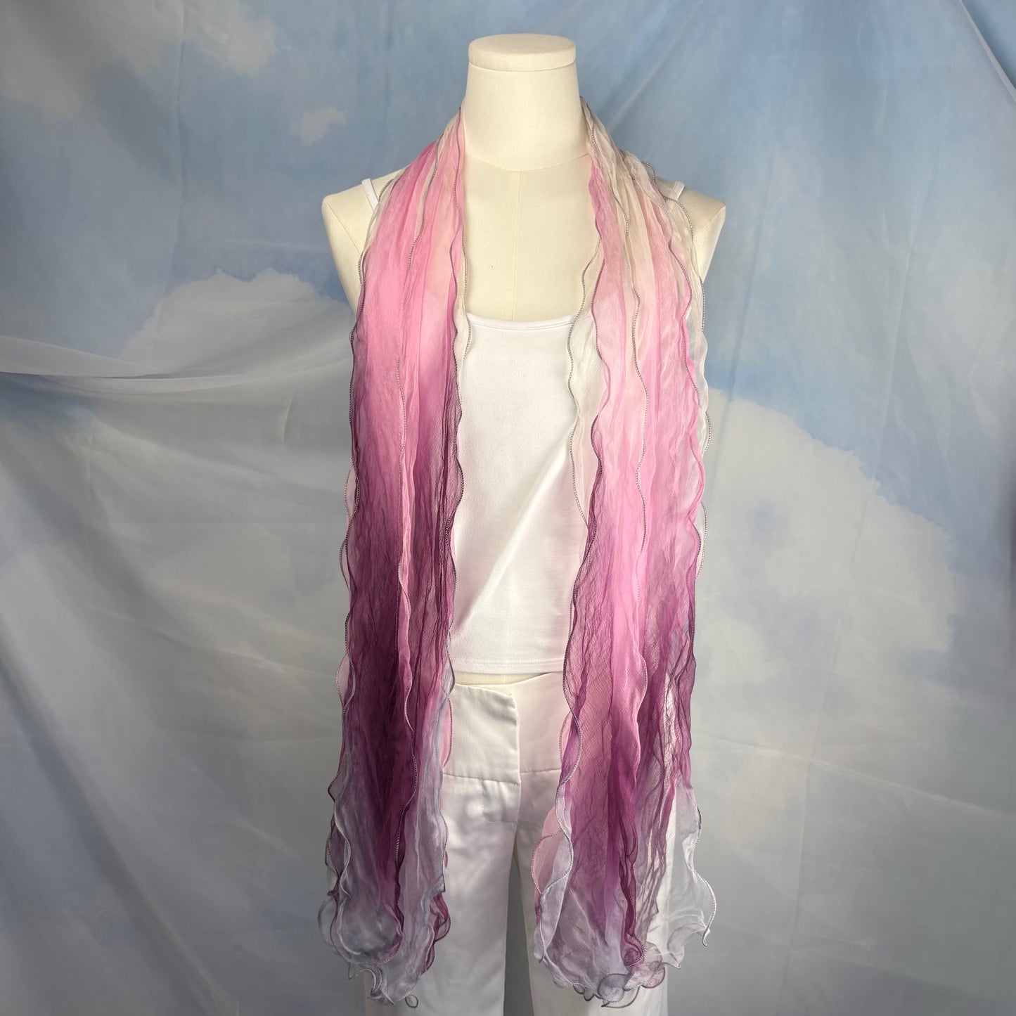 The Ombre Silk Scarf