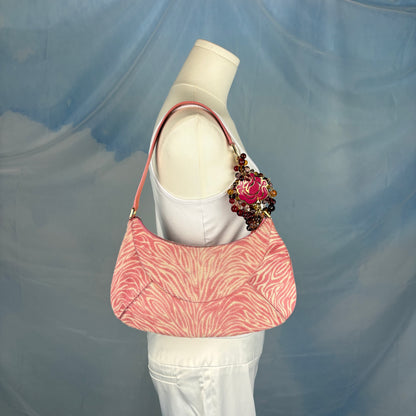 The Pink Zebra Camellia Bag