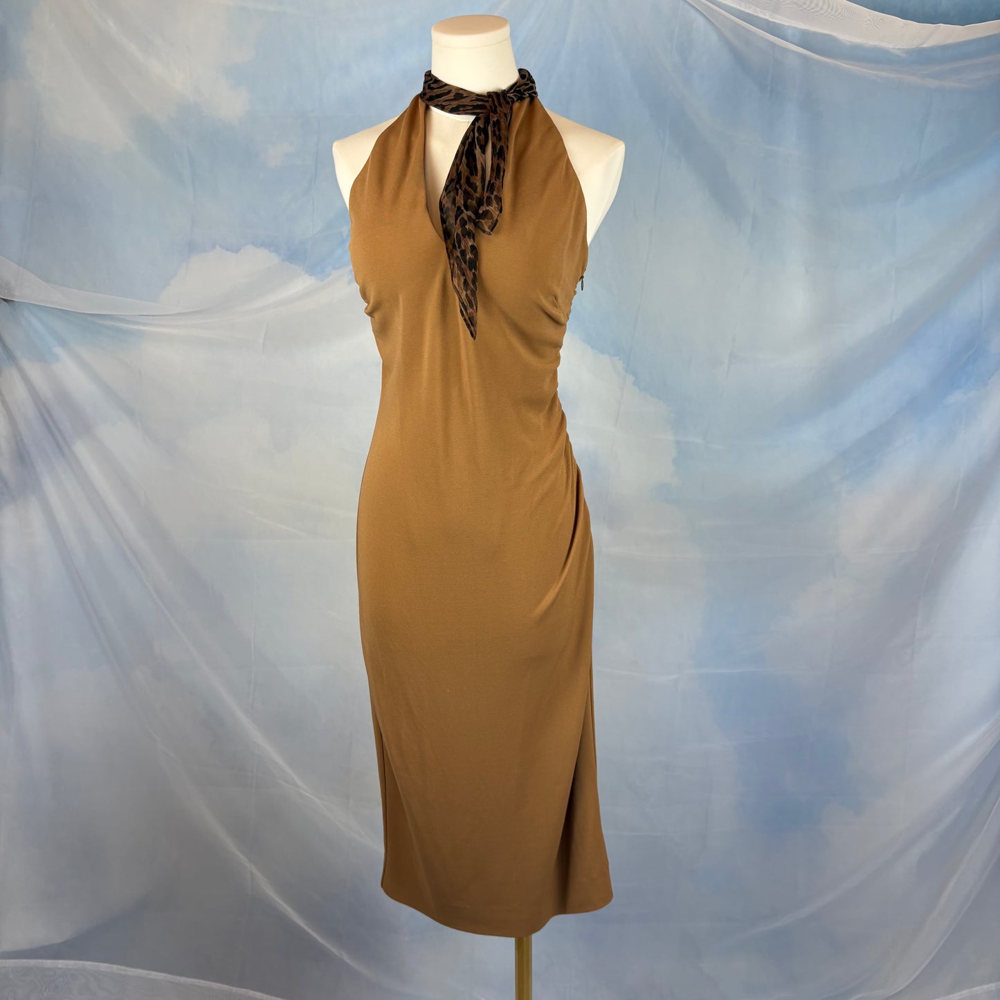 The Mocha Scarf Dress
