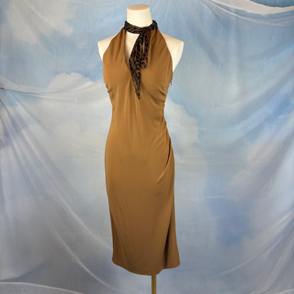 The Mocha Scarf Dress