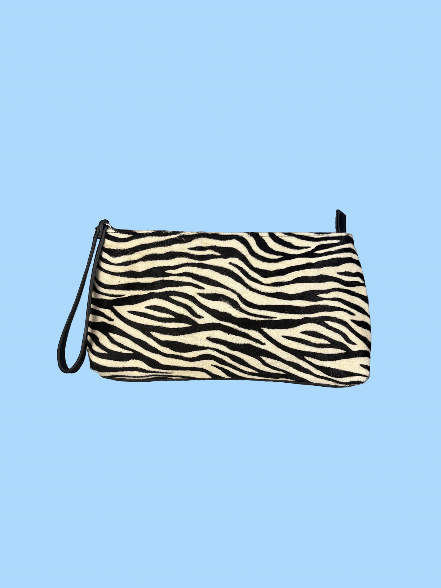 The Zebra Calf Hair Clutch