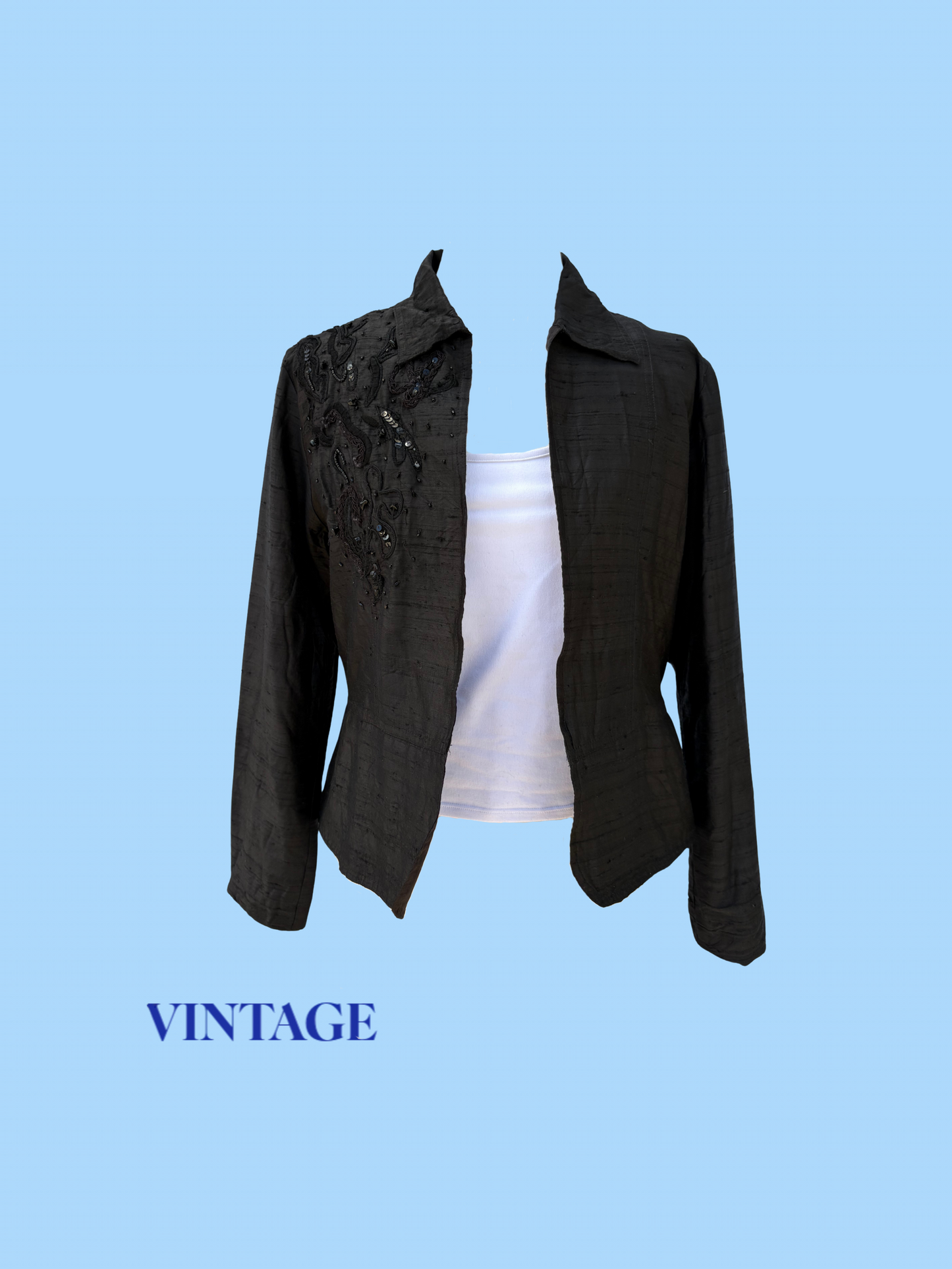 The Sleek Silk Jacket