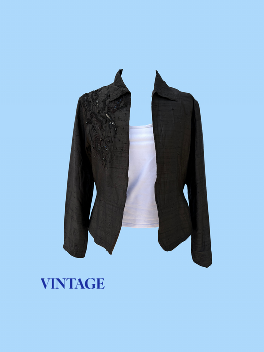 The Sleek Silk Jacket