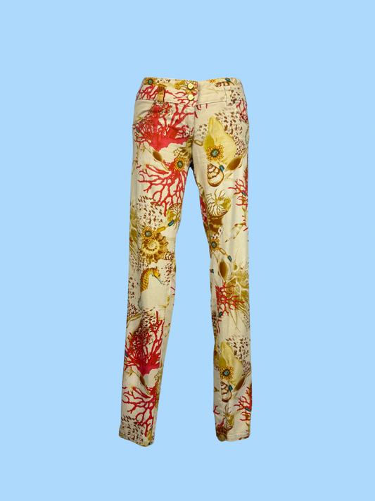 The Coral Reef Print Jeans