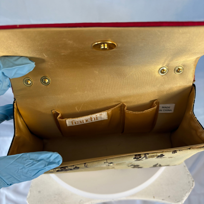 The Gold Brocade Clutch