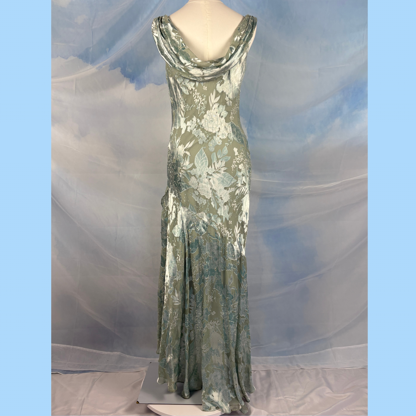 The Silk Cascade Dress