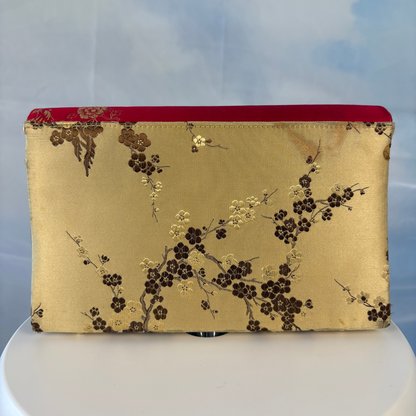 The Gold Brocade Clutch