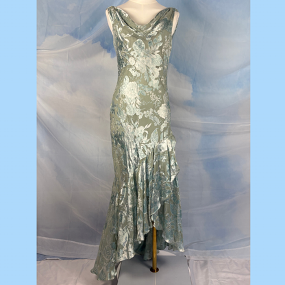 The Silk Cascade Dress