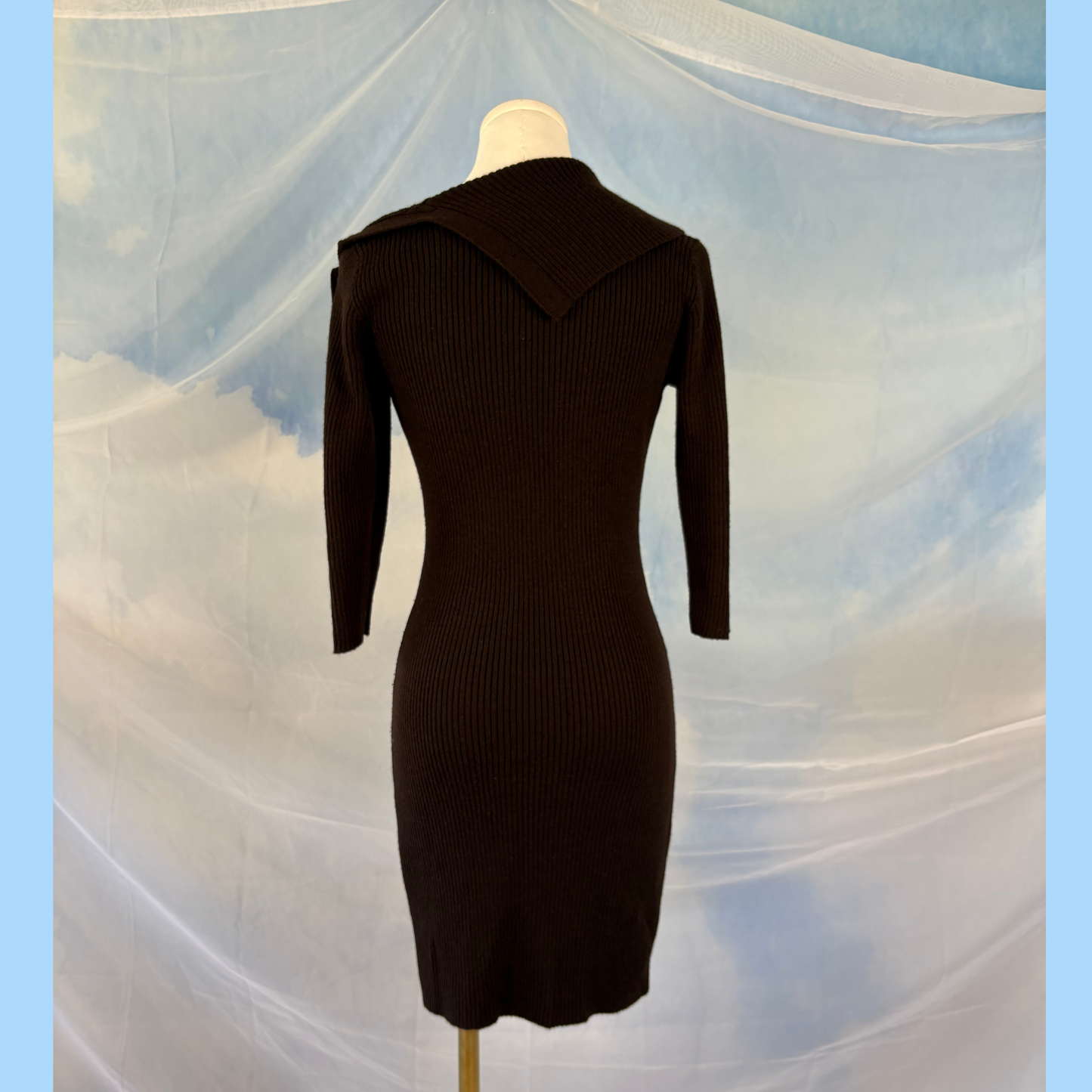 The Asymmetrical Knit Dress