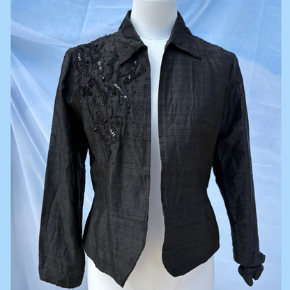 The Sleek Silk Jacket