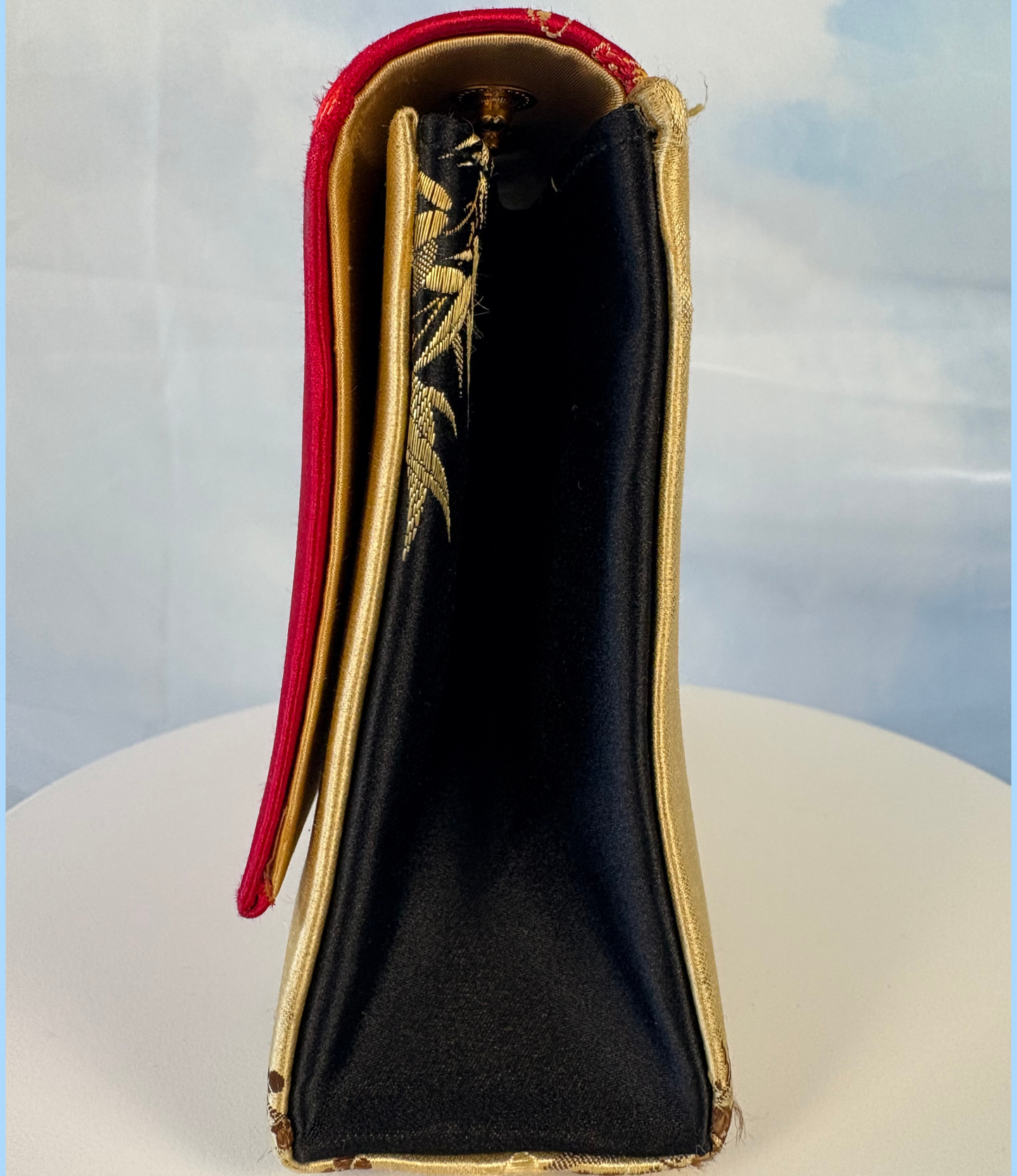 The Gold Brocade Clutch