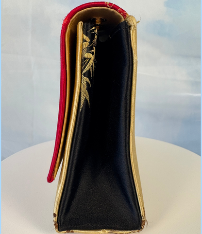 The Gold Brocade Clutch