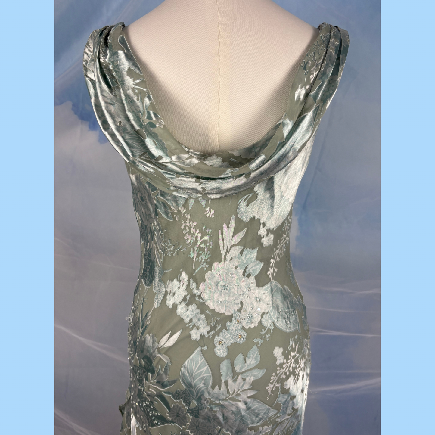 The Silk Cascade Dress