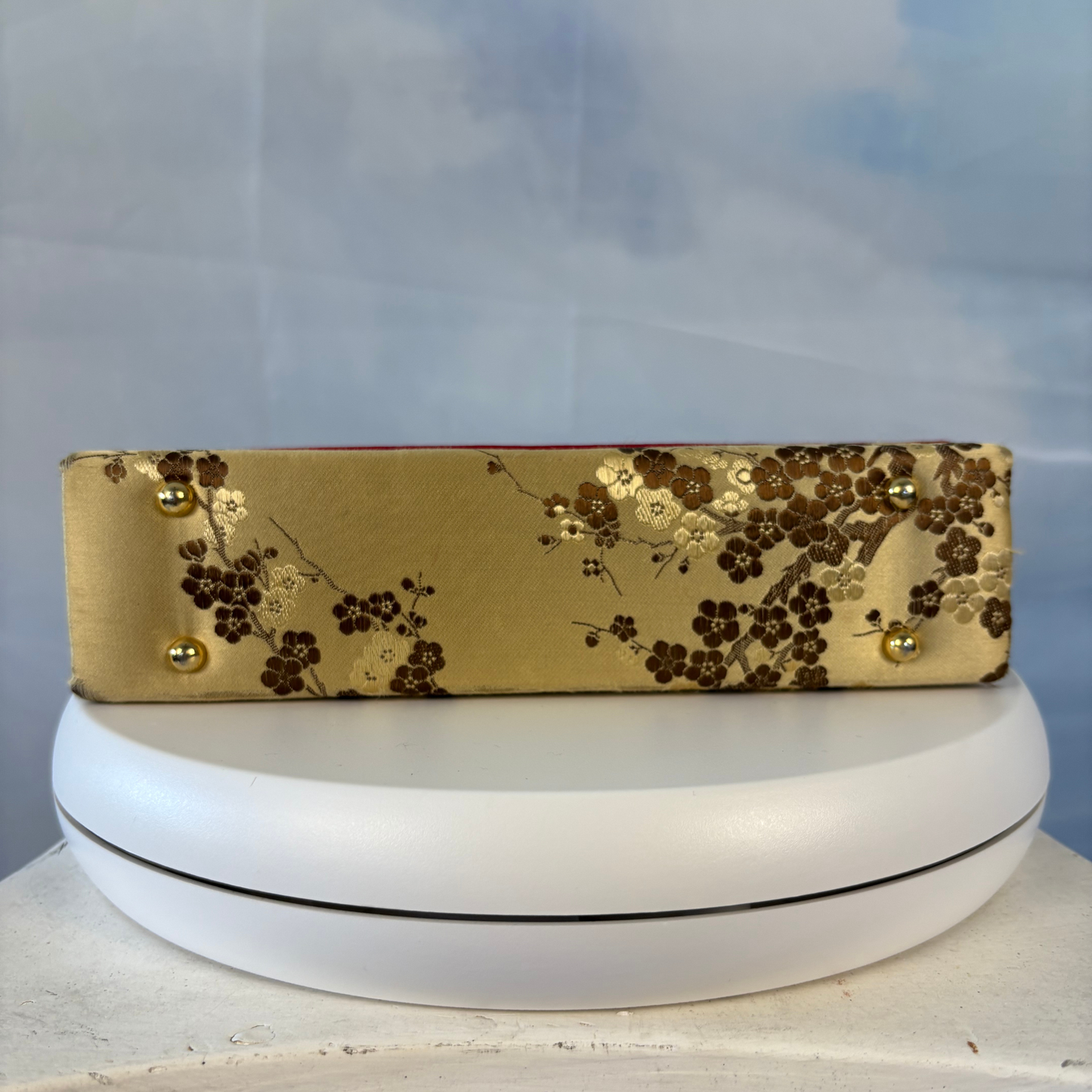 The Gold Brocade Clutch