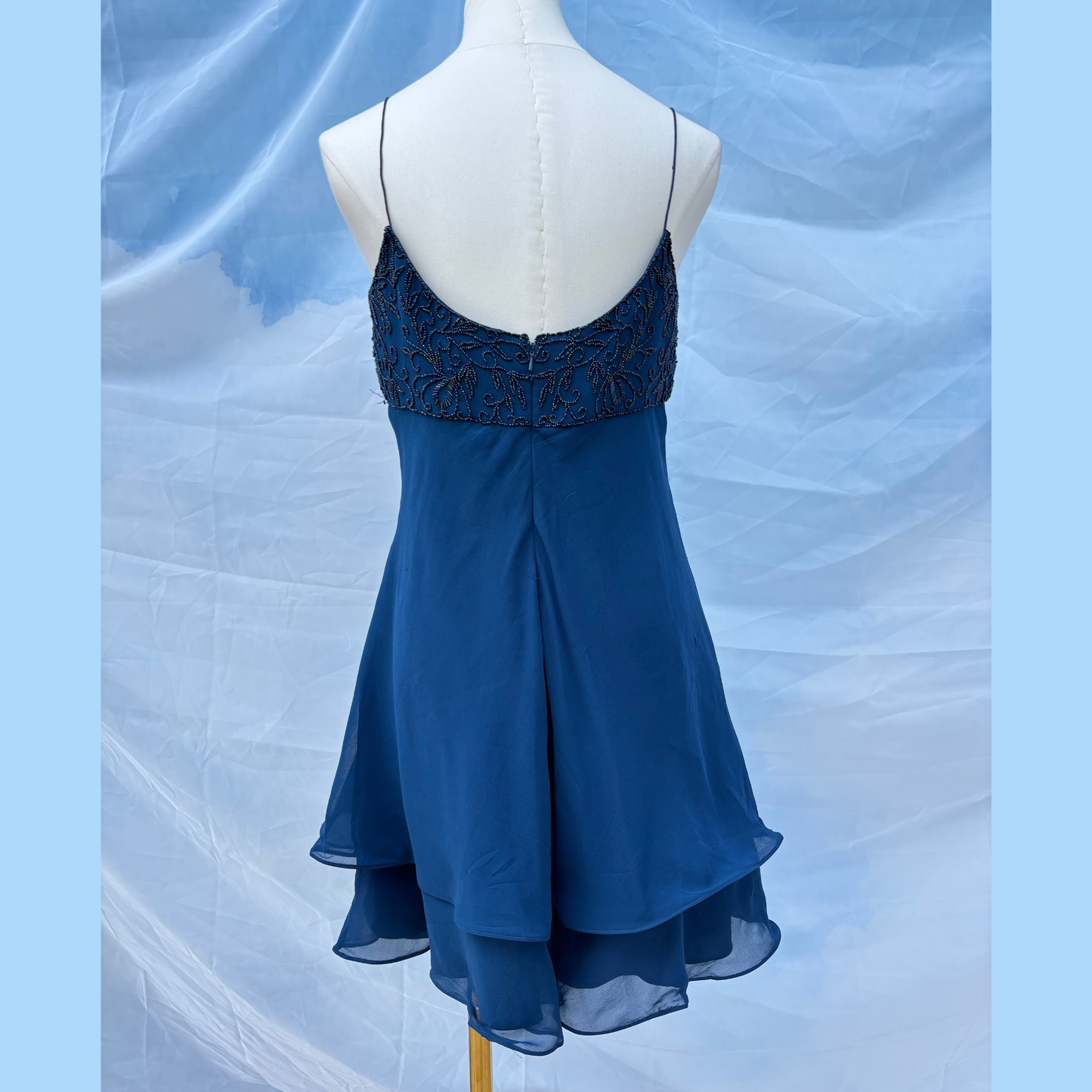 The Sapphire Silk Dress