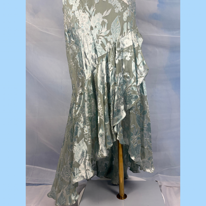 The Silk Cascade Dress