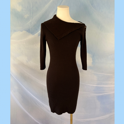 The Asymmetrical Knit Dress