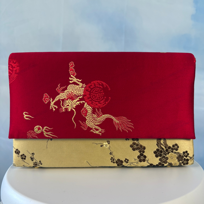 The Gold Brocade Clutch