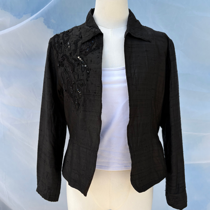 The Sleek Silk Jacket