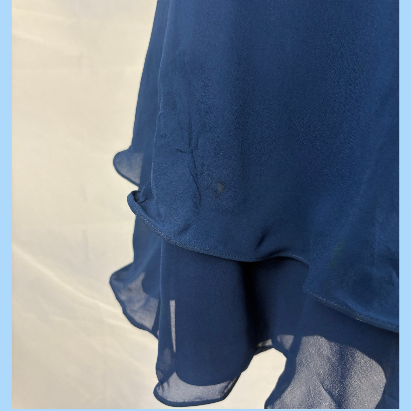 The Sapphire Silk Dress