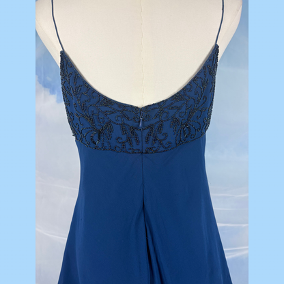 The Sapphire Silk Dress