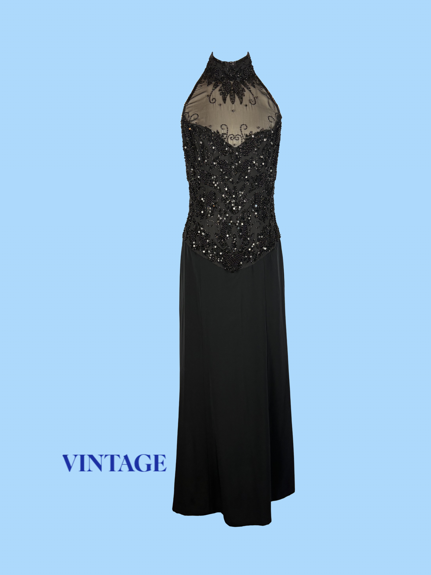 The Noir Illusion Dress