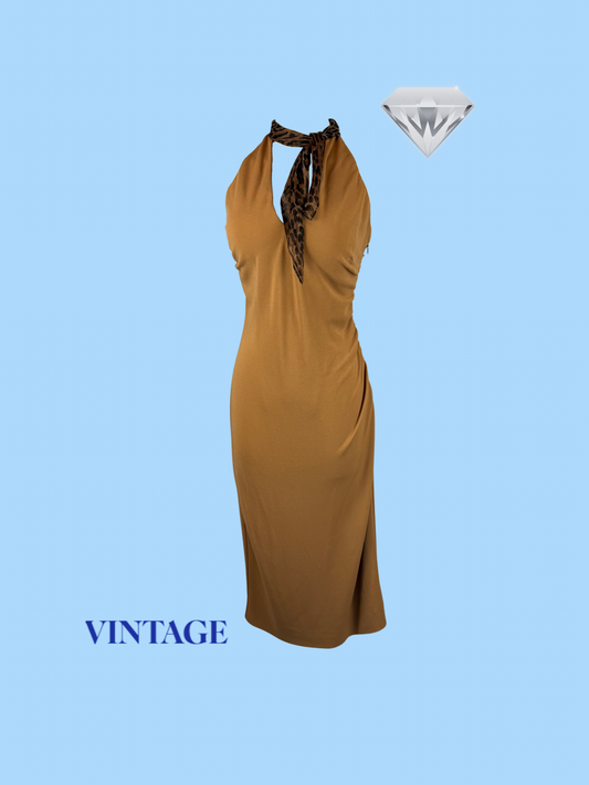 The Mocha Scarf Dress