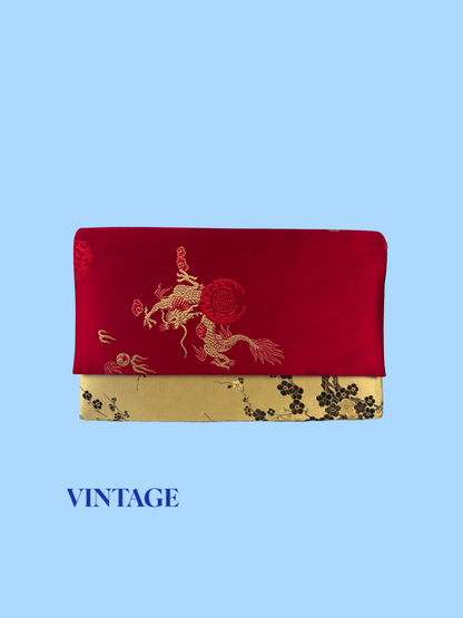 The Gold Brocade Clutch