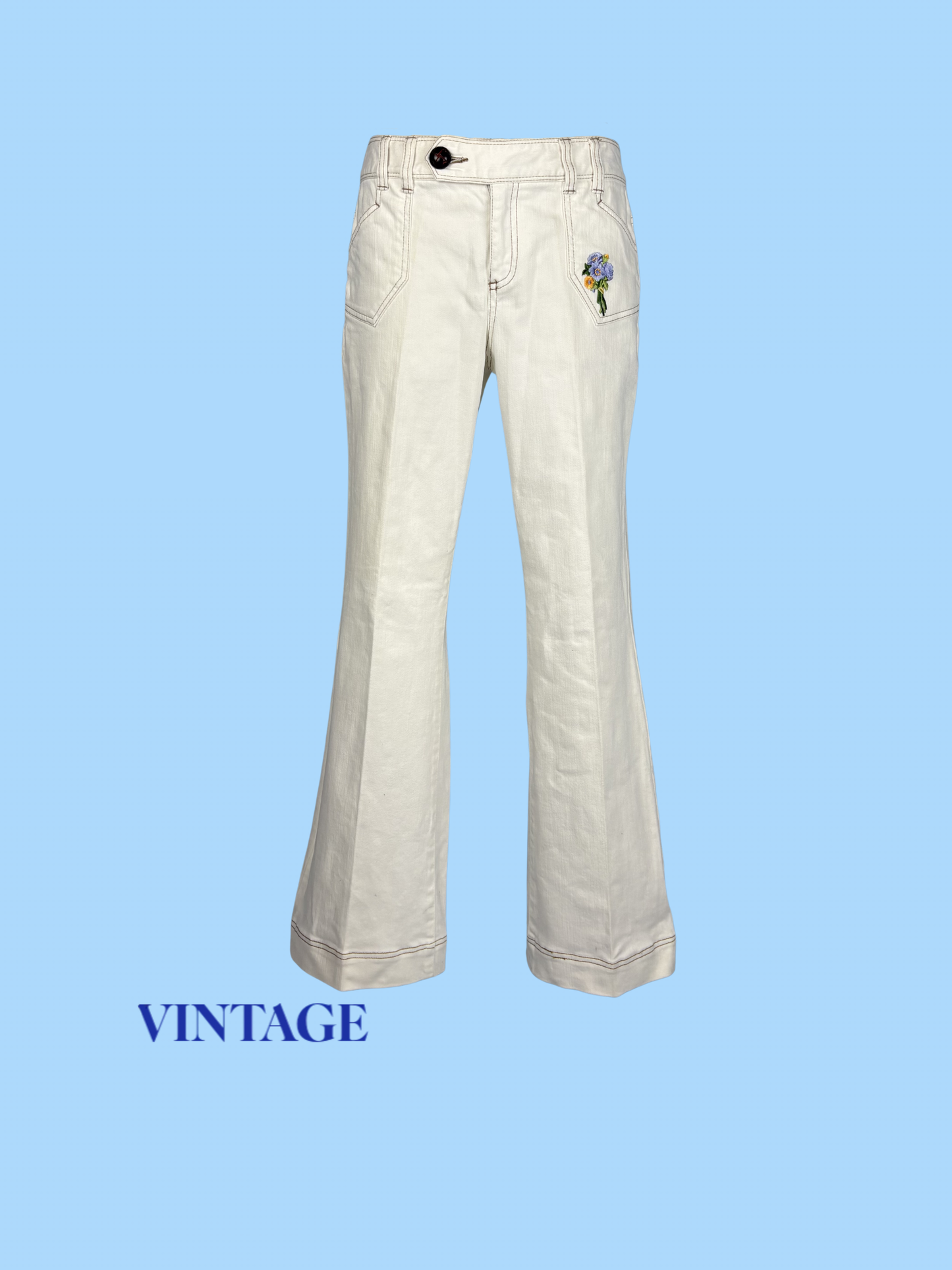 The Floral Pocket Jeans