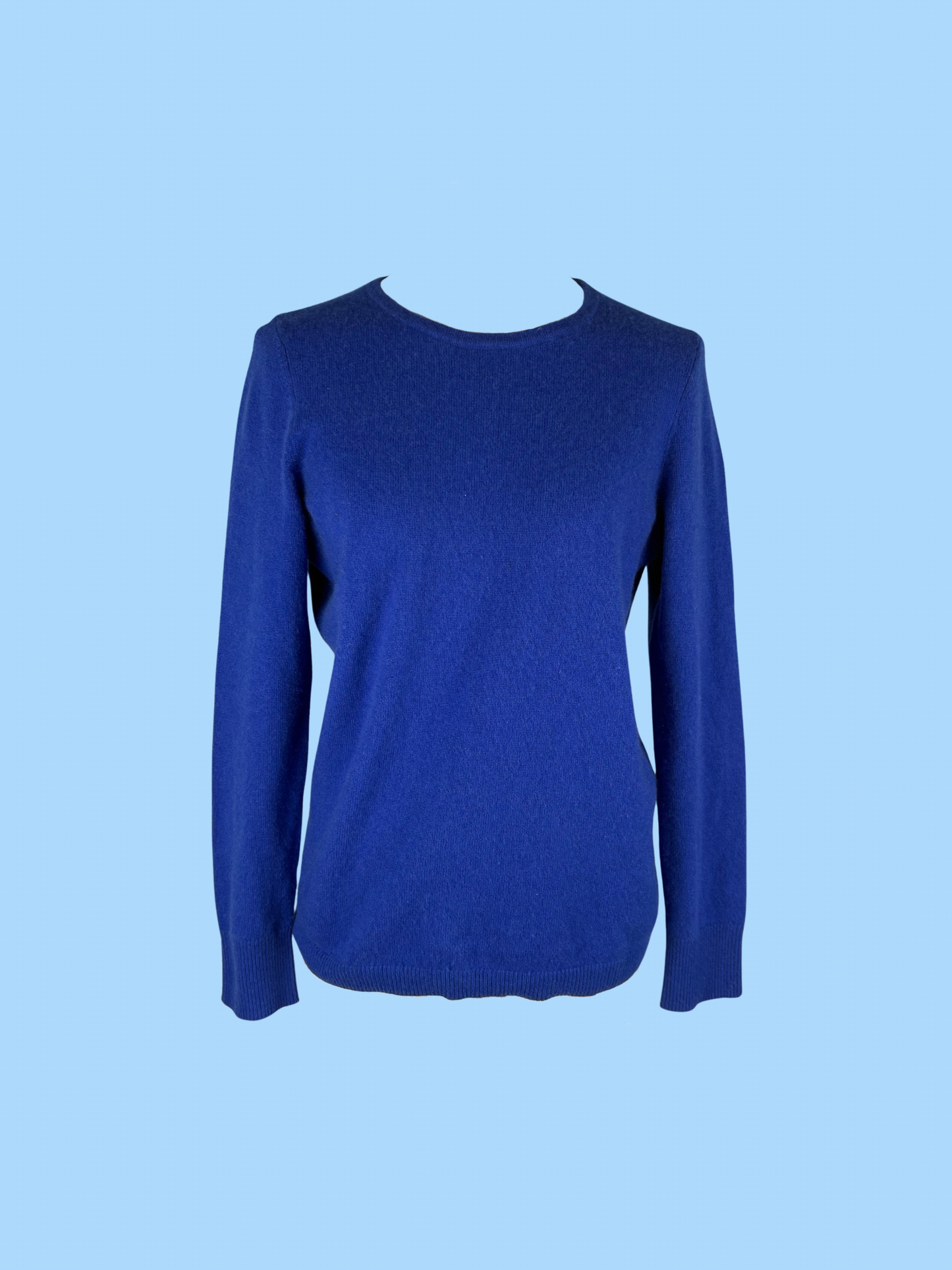 The Cobalt Cashmere Crewneck