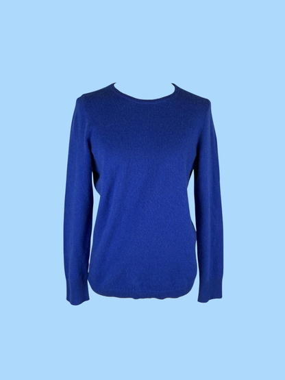 The Cobalt Cashmere Crewneck