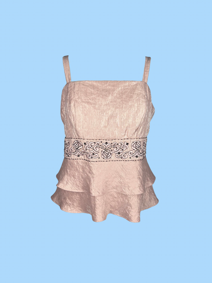 The Blush Pink Tiered Top