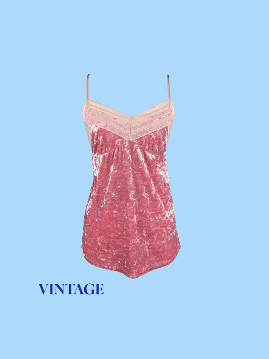 The Sweetheart Velvet Cami