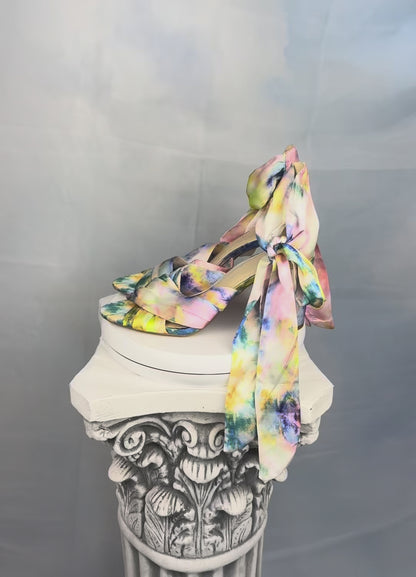 The Noelene Tie Dye Heel