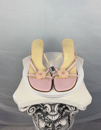 The Blush Petal Kitten Heel