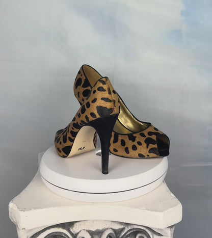 The Leopard Ponyhair Heels