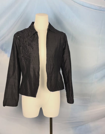 The Sleek Silk Jacket