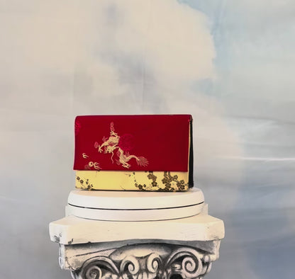 The Gold Brocade Clutch