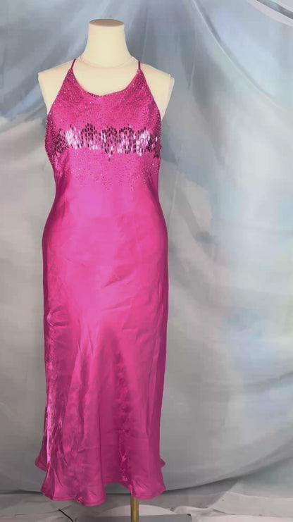 The Pink Beaded Dress