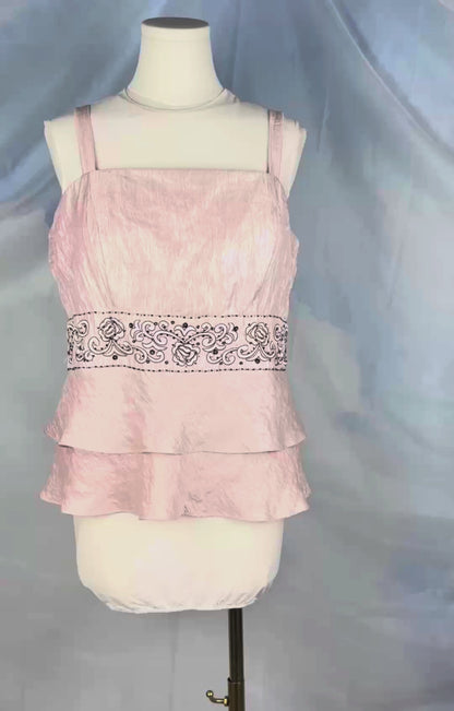 The Blush Pink Tiered Top